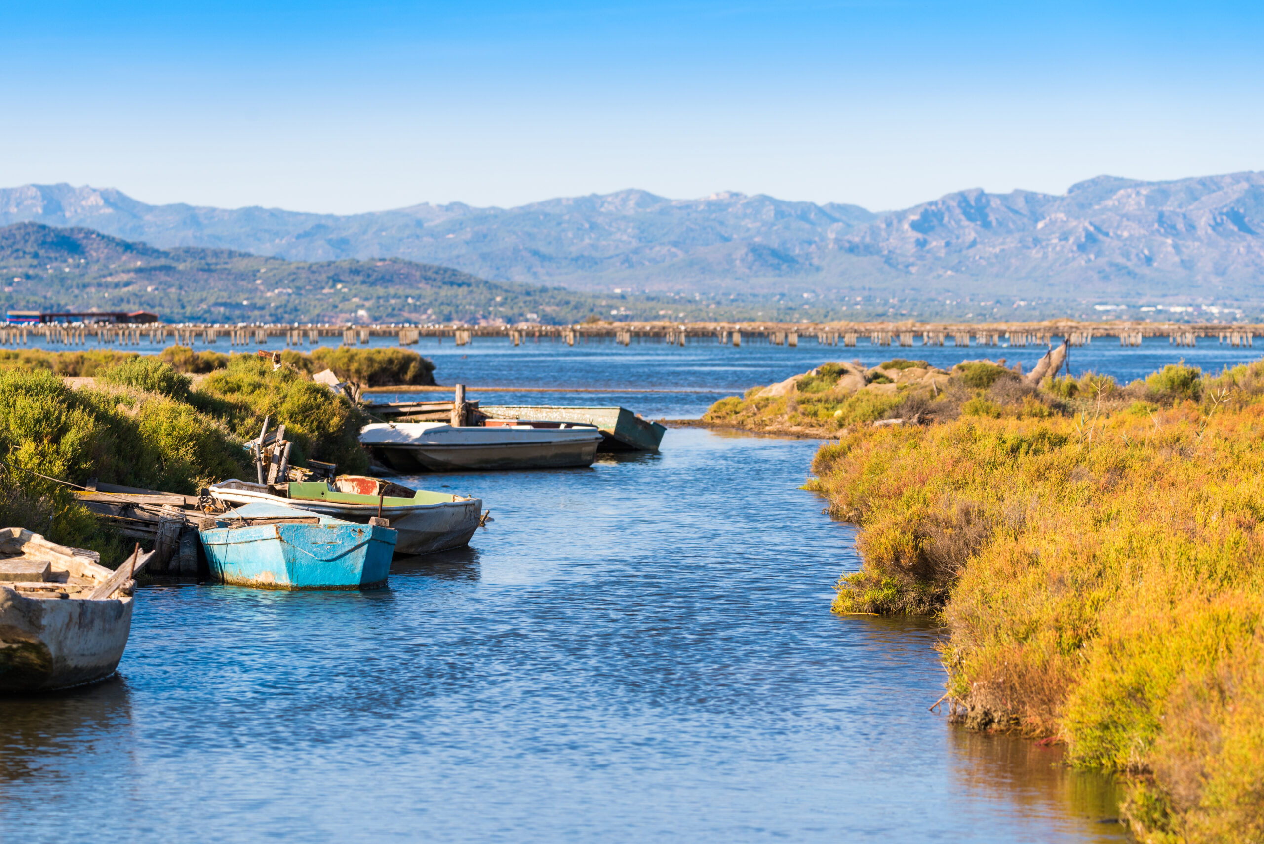 Ebro,Delta,Estuary,And,Wetlands,,Tarragona,,Catalunya,,Spain.,Copy,Space Agence de voyage Ardèche